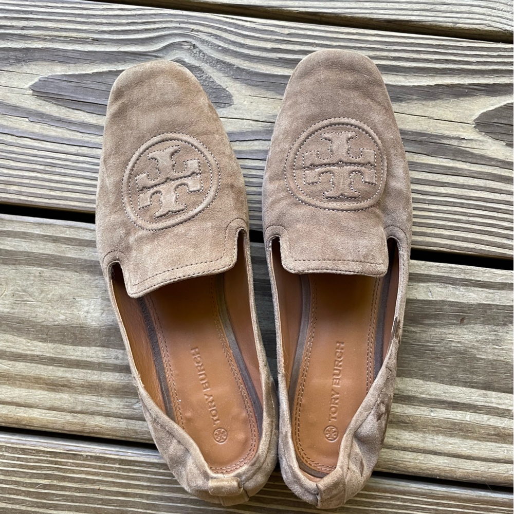 Tory Burch Suede Loafers